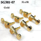 Gotoh SG381-07 Machine Head L3+R3 Chrome/Gold/Black/Cosmo Black