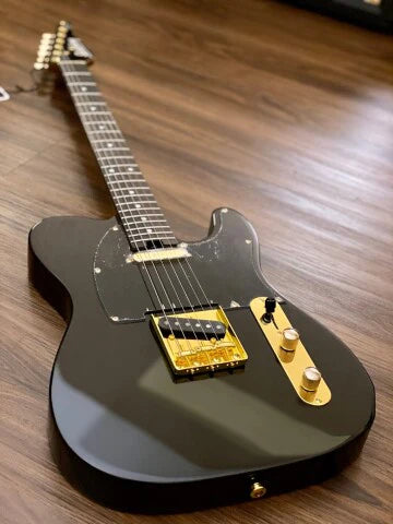 Soloking MT-1G MKII in Black Beauty with Gold Hardware and Roasted Maple Neck